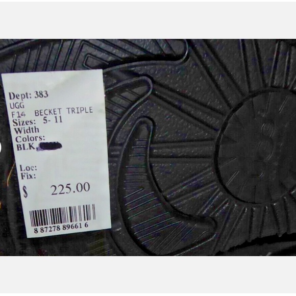 🎈SALE UGG Becket Black Distressed Leather Boots NEW - Picture 16 of 16